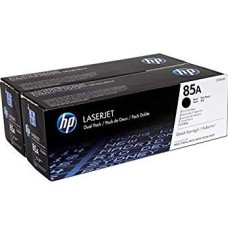 HP TONER BLACK, HP 85A, DUAL PACK FOR PRINTERS MONOCHROME LASERJET P1102, P1102W, M1212NF, M1132, M1217 - 1.600 PAGES EACH