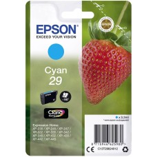EPSON INK CARTRIDGE CYAN 29, 1 x 3.2 ml, FOR XP-235, XP-332, XP-245, XP-342
