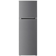 HYUNDAI REFRIGERATOR, TOP FREEZER, 2-DOOR, E, NO FROST, 247L, 245KWH, 41DB, AIR-FLOW COOLING, GLASS SHELF, DOOR BALCONY, CRYSTAL DRAWER, HxWxD 1.67x0.55x0.56, INOX