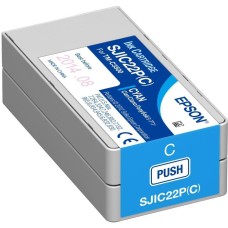 EPSON INK CARTRIDGE CYAN SJIC22P(C), FOR TM-C3500 LABEL PRINTER EPSON INK CARTRIDGE CYAN SJIC22P(C), FOR TM-C3500 LABEL PRINTER