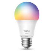 TP-LINK TAPO, SMART WI-FI LIGHT BULB, MULTICOLOR, 2.4 GHZ, IEEE 802.11B/G/N, 220–240 V, 50/60 HZ, BRIGHTNESS: W: 806 LM/ R: 55 LM/G: 140 LM/B: 25 LM, 8.7 W, 2, 500 K – 6, 500 K, BEAM ANGLE 220°, LIFETIME UP TO 15000 HOURS