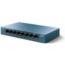 TP-LINK SWITCH 8PORTS GIGABIT LAN PORTS, UNMANAGED, AUTO-NEGOTIATION RJ45 PORT SUPPORTING AUTO-MDI/MDIX, STEEL CASE, DESKTOP, UK PLUG, BLACK TP-LINK SWITCH 8PORTS GIGABIT LAN PORTS, UNMANAGED, AUTO-NEGOTIATION RJ45 PORT SUPPORTING AUTO-MDI/MDIX, STEEL CASE, DESKTOP, UK PLUG, BLACK