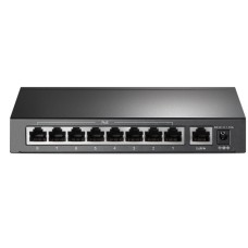 TP-LINK SWITCH 9PORTS 10/100, 8PORTS PoE+ AND 1 PORT 10/100 LAN, 65W, UNMANAGED, DESKTOP TP-LINK SWITCH 9PORTS 10/100, 8PORTS PoE+ AND 1 PORT 10/100 LAN, 65W, UNMANAGED, DESKTOP