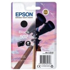 EPSON INK CARTRIDGE BLACK 502, 1 x 4.6 ml, 210 PAGES, FOR XP-5100, XP-5150