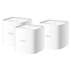 DLINK WIRELESS WHOLE HOME MESH KIT (PACK OF 3 UNITS ), AC1200 DUAL BAND1200MBPS (2.4G + 5G), WAVE2 WITH MU-MIMO, THREE COVR POINTS FOR MORE COVERAGE, SMART STEERING / LOAD BALANCING, ROUTER /AP / REPEATER MODES, UK PLUG