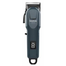 TAURUS HAIR CLIPPER HESTIA, HIGH RESISTANCE STAINLESS STEEL BLADES, 5V~1A, 2000 MAH LITHIUM BATTERY, 240 MIN AUTONOMY, CORDED/ CORDLESS USE, LCD DIGITAL SCREEN, PROFESSIONAL DESIGN