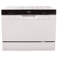 VOX DISHWASHER TABLE TOP, F, 6 SETS, 5 PROGRAMS, DELAYED START 2, 4, 6, 8H, HxWxD 550 X 438 X 500 MM, WHITE VOX DISHWASHER TABLE TOP, F, 6 SETS, 5 PROGRAMS, DELAYED START 2, 4, 6, 8H, HxWxD 550 X 438 X 500 MM, WHITE