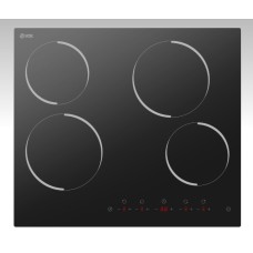VOX HOB ELECTRIC, VITROCERAMIC HOB, 4 HIGHLIGHT COOKING ZONES, 2*165mm AND 2*200mm, SENSOTOUCH, INDIVIDUALTIMERS, CHILDLOCK, BLACK
