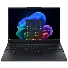 LENOVO NOTEBOOK THINKPAD E16 G4, INTEL CORE 5 320, 1.5-4.6GHz/6MB, 6C, 16TOPS, 16GB, 512GB SSD, INTEL GRAPHICS, 16' WUXGA 1920x1200 IPS 400NITS AG 60Hz, WIFI7, BT, LAN, USB-A, USB4, HDMI, DOS, 3YW, BLACK