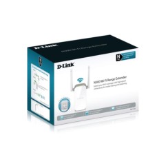 DLINK WI-FI RANGE EXTENDER N300, 300MBPS, 802.11 n/g, 2 EXTERNAL ANTENNAS, 10/100 LAN, WPS, COMPACT DESIGN, EU PLUG