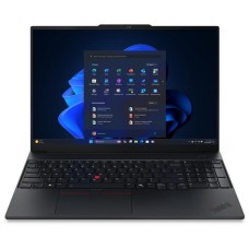 LENOVO NOTEBOOK THINKPAD E16 G3, INTEL ULTRA 5 228V, 2.1-4.5GHz/8MB, 8C, 40TOPS, 32GB, 1TB SSD, INTEL ARC 130V, 16' WQXGA 2560x1600 IPS 400NITS AG 120Hz, WIFI6E, BT, LAN, USB4, HDMI, DOS, 3YW, BLACK