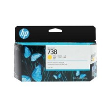 HP INK CARTRIDGE YELLOW, HP 738, 130ML, FOR DESIGNJETS T850 & T950 SERIES