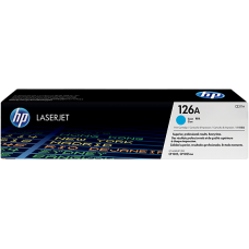 HP TONER CYAN, HP 126A, FOR PRINTERS COLOR LASERJET CP1025, PRO 100 M175A, M275 - 1.000 PAGES