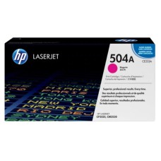 HP TONER MAGENTA 504A FOR COLOR LASERJET CM3530, CP3525 - 7.000 PAGES