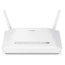 DLINK ROUTER WIRELESS N POWERLINE ROUTER 200/300MPS COMPATIBLE, 3x LAN PORTS, WAN, USB, 2x ANTENA
