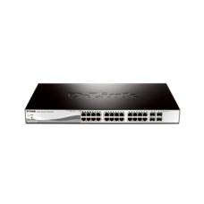 DLINK SWITCH 24PORT PoE+ WEB SMART GIGABIT LAN PORTS, 4x GIGABIT SFP PORTS, PoE BUDGET 193W, MANAGED L2, VLAN, AUTO MDI/MDIX, 3x SMART FANS, 19'' RACKMOUNT, 1U, METAL CASE, 5YW DLINK SWITCH 24PORT PoE+ WEB SMART GIGABIT LAN PORTS, 4x GIGABIT SFP PORTS, PoE BUDGET 193W, MANAGED L2, VLAN, AUTO MDI/MDIX, 3x SMART FANS, 19'' RACKMOUNT, 1U, METAL CASE, 5YW