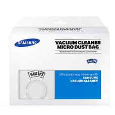 SAMSUNG BAG MICRO DUST WITH 1x PRE MOTOR FILTER FOR VACUUM CLEANER VC05UHNJGBB/EH, 4 PACK