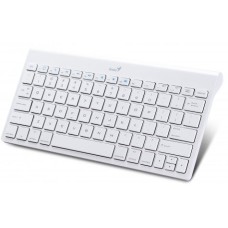 GENIUS KEYBOARD LUXEPAD 9000, BLUETOOTH EDR 2.0, ULTRA THIN, FOR iPHONE/IPAD, UP TO 10METERS, 9-SPECIFIC KEYS, WHITE COLOR, 2x AAA BATTERIES