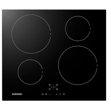 SAMSUNG HOB INDUCTION, BUILT IN, 4 HITTING ELEMENTS, TOUCH CONTROL, CUT EDGE, LED RED, BLACK