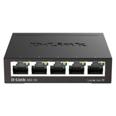 DLINK SWITCH 5PORT GIGABIT LAN PORTS, UNMANAGED, PLUG & PLAY, METAL CASE, DESKTOP DLINK SWITCH 5PORT GIGABIT LAN PORTS, UNMANAGED, PLUG & PLAY, METAL CASE, DESKTOP