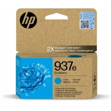 HP INK CARTRIDGE EVOMORE CYAN, HP 937e, FOR OFFICEJET PRINTERS 9720e, 9730e, 9132e, 9117b, 9120e, 9122e, 9135e, 9110b, 9125e, 9120b, 9130b - 1650 PAGES