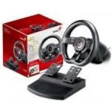 GENIUS SPEED WHEEL 5, 8-BUTTONS, TURBO FUNCTION, FOOT PEDALS, USB INTERFACE, SUPPORT WINDOWS & PLAYSTATION 3, C-CLAMP FOR TABLETS/DESKS