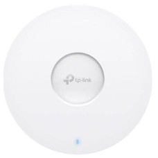 TP-LINK ACCESS POINT AX5400, 802.3at POE, 1X 2.5 GIGABIT PORT, INTERNAL OMNI 2.4 GHz: 2× 4 dBi, 5 GHz: 4× 5 dBi, MU-MIMO, SEAMLESS ROAMING, AIRTIME FAIRNESS, OMADA APP, CEILING OR WALLMOUNT TP-LINK ACCESS POINT AX5400, 802.3at POE, 1X 2.5 GIGABIT PORT, INTERNAL OMNI 2.4 GHz: 2× 4 dBi, 5 GHz: 4× 5 dBi, MU-MIMO, SEAMLESS ROAMING, AIRTIME FAIRNESS, OMADA APP, CEILING OR WALLMOUNT