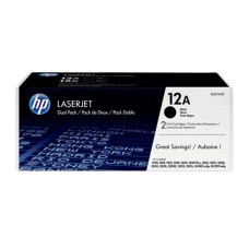 HP TONER BLACK DUAL PACK, HP 12A, FOR PRINTERS MONOCHROME LASERJET 1319, 1015, 3020, 3030, 1020, 1022, 3055, 3050, 1018, M1005, - 2.000 PAGES