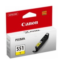 CANON INK CARTRIDGE CLI-551 YELLOW FOR IP7250, MG6350, MG5450, MX925, MG7150, MG5550, MG7550, IX6850, MG5650