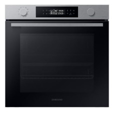 SAMSUNG OVEN BUILT IN, ELECTRIC, A+, 1200W, 76L, 40 AUTOMATIC PROGRAMS, DUAL COOK, DOUBLE DOOR GLASS, LED DISPLAY, CERAMIC INNER COATING, WIFI, SMARTTHINGS, BLACK AND SILVEL