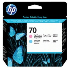 HP PRINTHEAD LIGHT MAGENTA AND LIGHT CYAN, HP 70, FOR DESIGNJETS Z2100, Z3100, Z3200, Z5200, B8850, B9180 SERIES