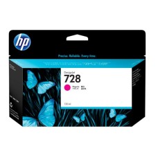HP INK CARTRIDGE MAGENTA, HP 728, 130ML, FOR DESIGNJETS T730, T830 SERIES