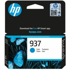 HP INK CARTRIDGE CYAN, HP 937, FOR OFFICEJET PRINTERS 9720e, 9730e, 9132e, 9117b, 9120e, 9122e, 9135e, 9110b, 9125e, 9120b, 9130b - 800 PAGES