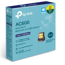 TP-LINK WIRELESS ADAPTER, DUAL BAND, AC600, USB 2.0, NANO, SUPPORT 64/128 BIT WEP, WPA-PSK/WPA2-PSK, 802.1x, BLUETOOTH, BLACK TP-LINK WIRELESS ADAPTER, DUAL BAND, AC600, USB 2.0, NANO, SUPPORT 64/128 BIT WEP, WPA-PSK/WPA2-PSK, 802.1x, BLUETOOTH, BLACK