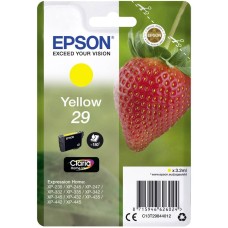EPSON INK CARTRIDGE YELLOW 29, 1 x 3.2 ml, FOR XP-235, XP-332, XP-245, XP-342 EPSON INK CARTRIDGE YELLOW 29, 1 x 3.2 ml, FOR XP-235, XP-332, XP-245, XP-342