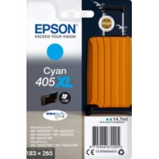 EPSON INK CARTRIDGE CYAN 405XL DURABRITE ULTRA INK, 1 x 14.7 ml, 1, 1K PAGES, FOR WF-3820, WF3825, WF-4820, WF-4825, WF-4830, WF-7830, WF-7835, WF-7840