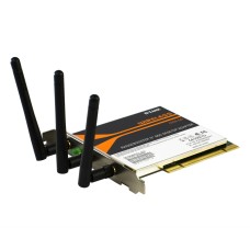 DLINK ADAPTER WIRELESS N PCI 300 MBPS, 2.4GHz RANGEBOOSTER, 3x DETACHABLE 2dBi DIPOLE ANTENNAS DLINK ADAPTER WIRELESS N PCI 300 MBPS, 2.4GHz RANGEBOOSTER, 3x DETACHABLE 2dBi DIPOLE ANTENNAS