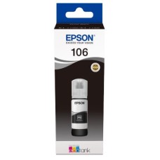 EPSON INK BOTTLE PHOTO BLACK 106, 1 x 140.0 ml, 8K PAGES, FOR ITS L7160, L7180