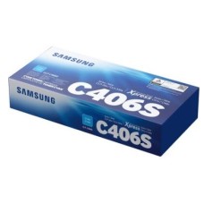 HP SAMSUNG TONER CYAN, CLT-C406S, FOR PRINTERS CLP360, CLP-365, CLX-3300, CLX-3305, C460, C410 - 1.000 PAGES