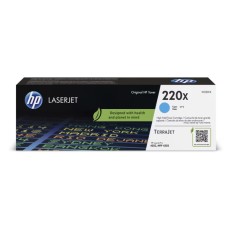 HP TONER CYAN HIGH YIELD, HP 220X, FOR PRINTERS COLOR LASERJET 4202DN, 4202DW, 4302DW, 4302FDN, 4302FDW - 5.500 PAGES