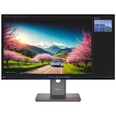 LENOVO MONITOR 31.5'', E, THINKVISION P32UD-40 BUSINESS, IPS, WLED, 4K UHD 3840x2160, AG, 4MS, 120Hz, 350CD/M², VESA, HEIGHT ADJUSTABLE, TILT, SWIVEL, PIVOT, LAN, USB-4, USB4 Out, USB-B, USB-C, USB-A, HDMI, DP, DP Out, 3YW, RAVEN BLACK