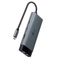 TP-LINK HUB 6-PORT, USB-C, SPEEDS OF UP TO 5GBPS, 10 TIMES FASTER THAN STANDARD USB 2.0, BLACK TP-LINK HUB 6-PORT, USB-C, SPEEDS OF UP TO 5GBPS, 10 TIMES FASTER THAN STANDARD USB 2.0, BLACK