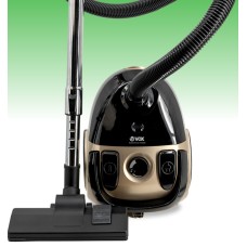 VOX VACUUM CLEANER, 850W, BAG CAPACITY 3L, TWO ADDITIONAL BRUSHES, AUTOMATIC CABLE WINDING, BLACK