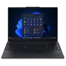 LENOVO NOTEBOOK THINKPAD E16 G3, INTEL ULTRA 5 228V, 2.1-4.5GHz/8MB, 8C, 40TOPS, 32GB, 512GB SSD, INTEL ARC 130V, 16' WQXGA 2560x1600 IPS 400NITS AG 120Hz, WIFI6E, BT, LAN, USB-A, USB4, HDMI, DOS, 3YW, BLACK