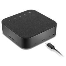 LENOVO SPEAKERPHONE 6000, WIRELESS(BLUETOOTH, USB-C, USB-A), 4215mAh, 3 Ohm, 20Hz-20kHz, x8 MIC, RMS 3W, 2YW, BLACK