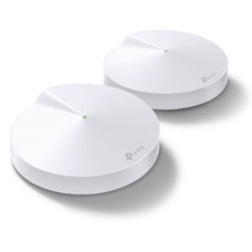 TP-LINK WIRELESS WHOLE HOME MESH KIT AC1300, DUAL BAND, 2 x GIGABIT LAN PORTS, 4 X INTERNAL ANTENNAS, MU-MIMO, QOS, PARENTAL CONTROL, ANTIVIRUS, ROUTER/AP MODE, WPA/WPA2, WHITE, PACK OF 2 UNITS TP-LINK WIRELESS WHOLE HOME MESH KIT AC1300, DUAL BAND, 2 x GIGABIT LAN PORTS, 4 X INTERNAL ANTENNAS, MU-MIMO, QOS, PARENTAL CONTROL, ANTIVIRUS, ROUTER/AP MODE, WPA/WPA2, WHITE, PACK OF 2 UNITS