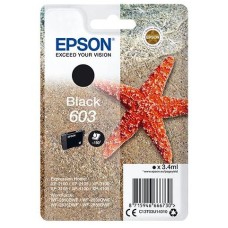 EPSON INK CARTRIDGE BLACK 603, 1 x 3.4 ml, WF-2850, WF-2870, XP-2100, XP-2150, XP-3100, XP-3150, 150 PAGES
