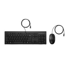 HP KEYBOARD AND MOUSE 225 WIRED, BLACK