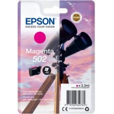 EPSON INK CARTRIDGE MAGENTA 502, 1 x 3.3 ml, 160 PAGES, FOR XP-5100, XP-5150 EPSON INK CARTRIDGE MAGENTA 502, 1 x 3.3 ml, 160 PAGES, FOR XP-5100, XP-5150