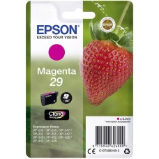 EPSON INK CARTRIDGE MAGENTA 29, 1 x 3.2 ml, FOR XP-235, XP-332, XP-245, XP-342 EPSON INK CARTRIDGE MAGENTA 29, 1 x 3.2 ml, FOR XP-235, XP-332, XP-245, XP-342